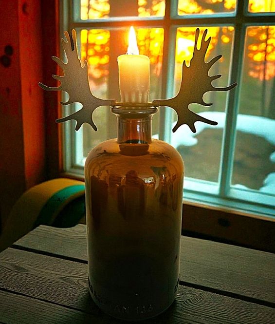 Huvudbild Älghorn Ljusmanschett