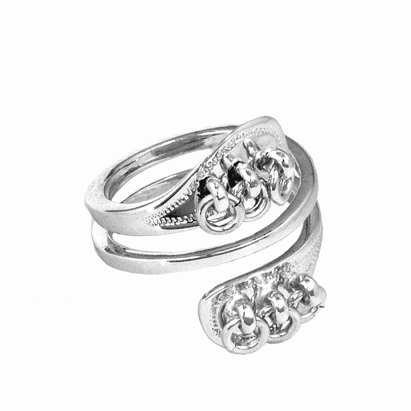 Jokkmokk Dobbelring 925 Silver 