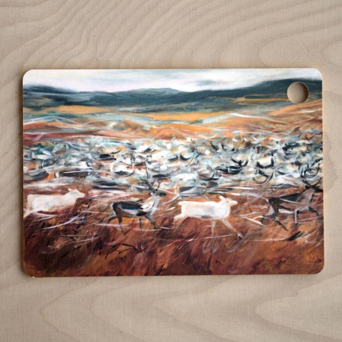 Hovedbilde Skjærefjøl Reinflokk 15x22cm